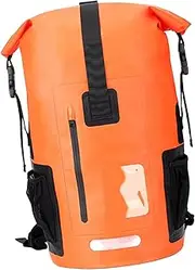 Zxpjkyu 35 Liters Waterproof Backpack Dry Pack Ergonomic Design PVC Dry Sack for Canoeing Rafting