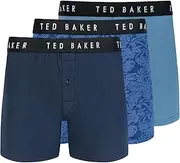 [TED BAKER] Men's Standard 3 Pack Cotton Stretch Knit Boxer Briefs
