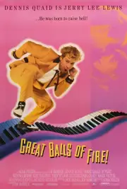 GREAT BALLS OF FIRE MOVIE POSTER 1 Sided ORIGINAL ROLLED 27x40 DENNIS QUAID