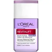 L'Oreal Paris Revitalift Filler Hyaluronic Acid Eye & Lip Makeup Remover - 125ml