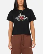 [JORDAN] Jordan Women's Flight Graphic T-shirt Black/white - Size 2XL 2XL Black/White