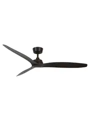 Farron 132cm DC Fan in Oil Rubbed Bronze with Walnut Blades