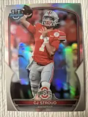 4 - 2022 Bowman Chrome University CJ STROUD Refractor Rookie #100 Texans