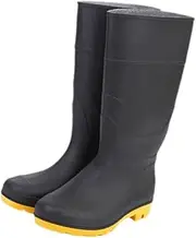 [UxicRuya] Men's Lightweight PVC Rainboots for Agriculture And Fishing Tasks, Men US10.5 EU45