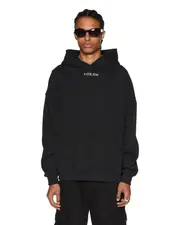 Sott Ekcess Jet Black Hoodie | Ksubi ++