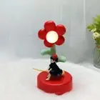 Lovely LED Flower Night Lamp Mini Bedside Light Table Lamp Bedroom Desktop