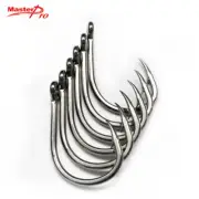 20Pcs Chemically Sharpened 4X Strong Live Bait Hooks Size 4/0,Fishing Tackle