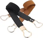 [VERDANVERSE] 2pcs Elastic Waist Belts High Waist Dress Belt for Casual Wear Vintage Style Breathable for Weddings and Everyday Outfits
