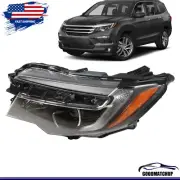 Halogen Headlight For 2016-2021 Honda Pilot 17-20 Ridgeline Driver Side W/O DRL (for: Honda)