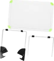 Operitacx 1 Set Desk Calendars Kids Easel Magnetic Whiteboard for Fridge Kids Dry Erase Easel Magnetic Whiteboard Stand Small Magnetic White Boards Dry Erase Drawing Pad Note Board