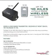 REIGN XRE-100-KIT Wireless Relay Extender, TX-100 Transmitter Up To 1 Mile Range