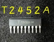 2pcs Toshiba T2452A ZIP TV Signal Processor IC with Audio Output RH