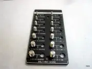 Nut and Bolt Thread Checker 14 Metric/14 Standard Size Thread Identifier Gauge