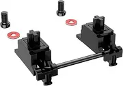 DUROCK V2 Stabilizer Black, Nero V2 PCB Mount Screw-in Stabilizers, All Black Wires 2u 6.25u 7u Keycap PCB Stabilizers for Mechanical Keyboards (100% Full Kit)