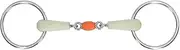 PerGar Horse Snaffle Bit, Stainless Steel Loose Ring Horse Snaffle Bit, 125mm Horse Mouth Snaffle, Anti Biting Mouth Bit, Snaffle Bit Horse Bit Buckle for Horse Farm Outdoor Training