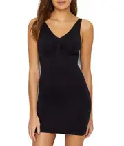Yummie Women's Seamless Zoned Shapewear Slip, Black [L/XL]