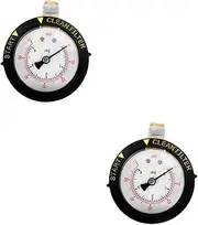 ibasenice Swimming Pool Pressure Gauge Compact Design for Spa Tank Use Easy Setup Smooth Surface Lightweight for Pool Maintenance