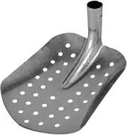 Whtkoph Metal Sifting Spade Mud Spade Sand Digger Practical Drain Spade Sewer Cleaning Tool for Backyard House, Pointed, 29.5x22.3x11.5cm