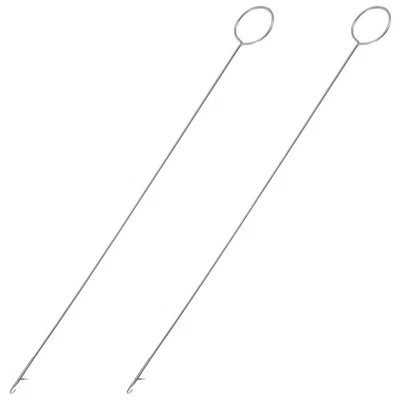 2pcs Crochet Loop Turner for Sewing Straps and Tubes Stainless Steel Hooks