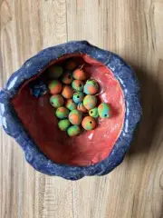 Handmade Polymer Clay Beads Clean Condition