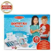 Melissa & Doug Super Smile Dentist Kit With Pretend Play Set of Teeth And Dental