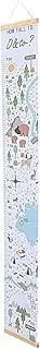 BATHVEVE Height Measurement for Kids Wall Chart Growth Chart for Children's Room