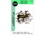 Sizzix Clear Stamp w/Framelit Die Reindeer Mix Cluster by 49 and Market