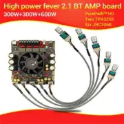 2.1Channel Bluetooth Audio Amplifier Board 300W+300W+600W High Power Sound Plate