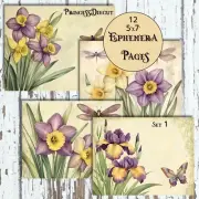 Junk Journal Ephemera Paper, Junk Journal Supplies, Scrapbooking, Tags