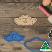 Pirate Hat Cookie Cutter and Embosser Stamp