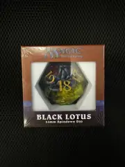 Sirius Dice Black Lotus 54mm Spindown D20 - SDZ3001-01