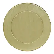 Austyle Architectural Blank Euro Escutcheon Square Edge 52mm