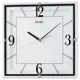 SEIKO 日本精工 方型掛鐘 滑動式秒針 時鐘(QXA821W)白/29.6cm
