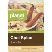 Planet Organic Chai Spice Herbal Tea Bags 25 Pack