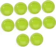 Pack of 10 Mam Lids Milk Airtight Travel Plastic Glass for Bottle Storage Replacement Cap Compatible Water Holder Screw Narrow Breast Milk Newborn Breastfeeding Feeding