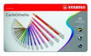 Stabilo CarbOthello Pastel Pencil, 60-Color Set
