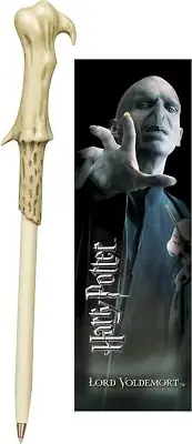 The Noble Collection Harry Potter Lord Voldemort Wand Pen and Bookmark - 9in (23