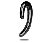 Fashion Universal Business Bluetooth 4.1 Headphones Ear Mount Wireless Bone Conduction Without Earbuds-Black