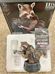 SDCC 2014 Gentle Giant Guardians of the Galaxy Rocket Raccoon Mini Bust 1/6 New