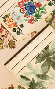 [Alepel] Fantasy Leaves Faux Leather Cardholder