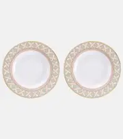 [La DoubleJ] La DoubleJ Set of 2 porcelain soup plates