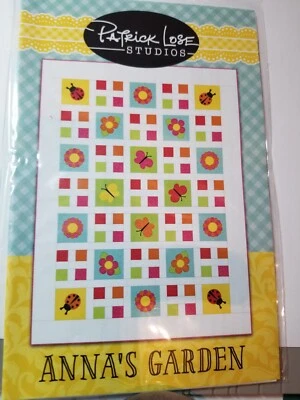 Quilt pattern- Anna's Garden by Patrick Lose -Panel size - new