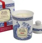 Julie Clarke Candles: Handmade Irish Candle Jar Snowdrops and Hollyberries