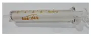 Glass syringe plain luer tip 10ml - Borosilicate glass syringe 10ml - 2 pcs