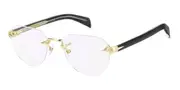David Beckham DB 7145 Blue-Light Block RHL/2Y Men's Glasses Gold Size 54 - Private Health Rebate - Blue Light Block Available