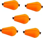 GANAZONO Buoy Fly Floating Float Fishing Rod Floats Balloon Sticks with Cups Fishing Float Rubbers Poly Balls Fishing Floaters Float Streams Drift Hook Floaties Red Foam