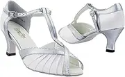 [Very Fine] Women's Gala Ballroom, Salsa, Latin, Tango, Waltz, Swing Dance Shoe, Satin