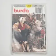 Burda 4225 Mouse Mice Stuffed Doll & Clothes Sewing Craft Pattern NEW Uncut