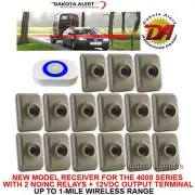 DAKOTA ALERT DCMA-4K PLUS DCMA-4K+ WIRELESS ALARM+RELAYS+12V OUTPUT 15 SENSORS