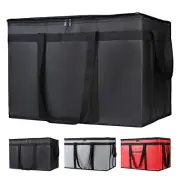 Insulated Food Delivery Bag, XXXL Insulated Reusable Grocery Cooler/Hot Bags,...